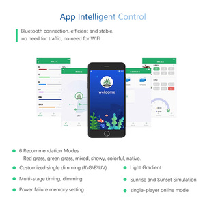 Tuần Aqua RGB + UV New chế độ quang phổ Mini 9 Pro Bluetooth app điều khiển nước ngọt aquascaping nhà máy Aquarium LED ánh sáng - Product Image 5