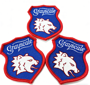 <span class=keywords><strong>Prix</strong></span> d'usine en gros, Dos thermocollant, Formes personnalisées DIY variées, Vêtements, Chapeaux, Écussons tissés, Badges - Product Image 6