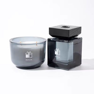 AIKUN Eco Friendly Soy Wax Smokeless Glass Candle Fragrance Candle Jar Candle For Wedding Gift OEM ODM - Product Image 1