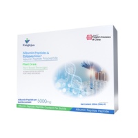 Peptide d'albumine en gommes, peptide actif de petite molécule, complément nutritionnel pour adultes, améliore la densité osseuse, OEM, marque privée
