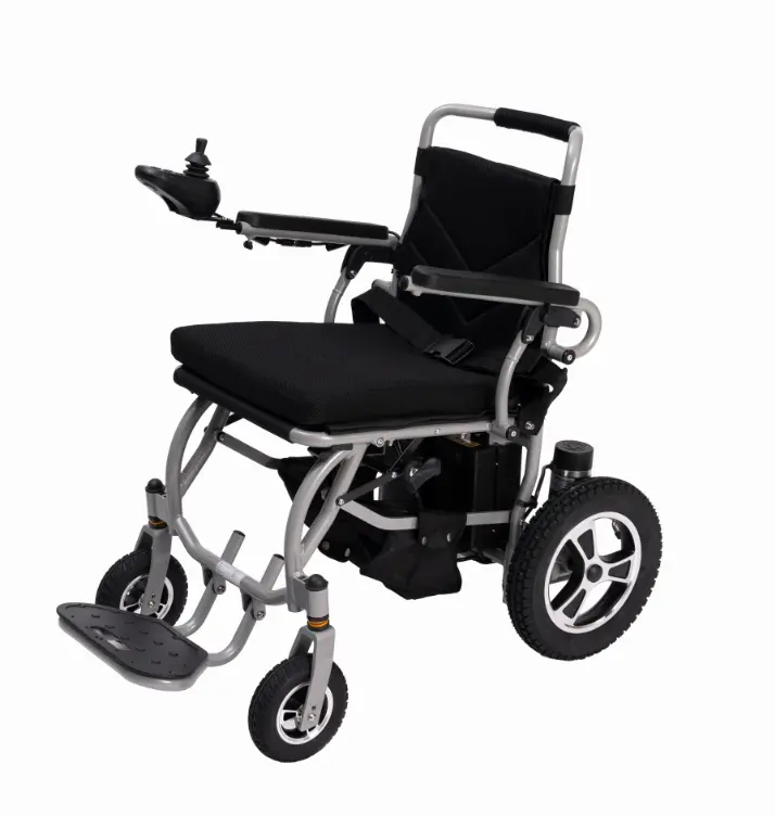 Portable Transport Wheelchair Light Weight Electric Transfer Wheel Chair Folding Electric Wheelchair