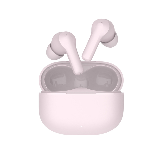 Deepseek TWS Earbuds ChatGPT App Control AI Translate  6.0 ANC Active Noise Cancellation Earbuds for Girls Pink JL