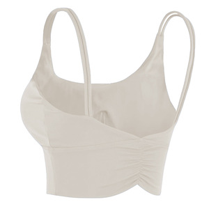 Soutien-gorge de <span class=keywords><strong>sport</strong></span> respirant et réversible pour <span class=keywords><strong>femme</strong></span>, dos nu, maintien élevé, bretelles réglables, col en V, pour le yoga – Options grandes tailles, écologique - Product Image 1