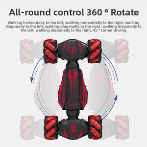 Produit phare - <span class=keywords><strong>Voiture</strong></span> <span class=keywords><strong>télécommandée</strong></span> tout-terrain double face pour drift, cascades, rotation et escalade, jouet pour enfants, 4 canaux, caméra HD 1080p - Product Image 4