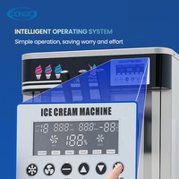 Machine à crème glacée Machine à crème glacée molle Machine à crème glacée commerciale pour les entreprises Prix d'usine