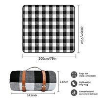Mantas Grandes Impermeables de Nailon, Colchoneta Inflable, Plegable, Lavable, Relleno de Espuma para Picnic al Aire Libre, Camping, Playa, Parque