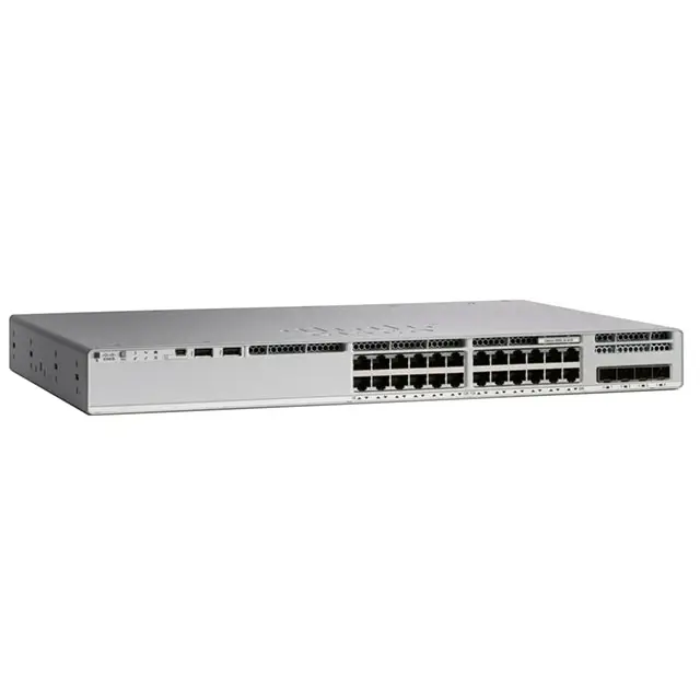 C9200L-24P-4G-E 9200L 24-port PoE+ 4x1G uplink gigabit ethernet switch Network Essentials C9200L-24P-4G-E