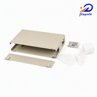 Panel de Conexión de Fibra Óptica ODF de 24 Puertos OEM ODM, Caja Vacía para Montaje en Rack 2U, Acero Resistente de 1.2mm, Compatible con LC SC ST FC, Personalizable
