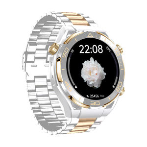Lux Smartwatch Spraakopname Memo Ronde Horloge voor Heren Smart NFC RVS Luxe Smartwatch met Kompas Grote S30Max - Product Image 2