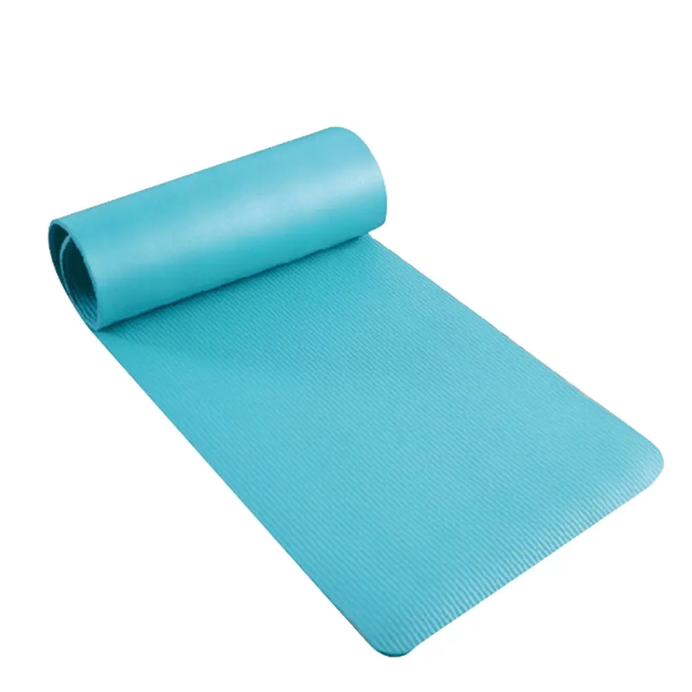 Hot Fitness Anti-Tränen undurchlässige wettbewerbs fähige dicke NBR Yoga matte benutzer definierte mit Riemen