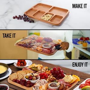 Carré en bois pour la maison épicerie fine casserole cuisine planche à découper <span class=keywords><strong>plateau</strong></span> de fruits collations en bois <span class=keywords><strong>fromage</strong></span> pain Dessert assiette à dîner - Product Image 3