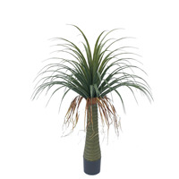 Tanaman Anggrek Plastik Gaya Nordik ZhiXia Dracaena Buatan, Pot Bunga Dekoratif Tahan Lama 80cm, Tanaman Indoor/Outdoor
