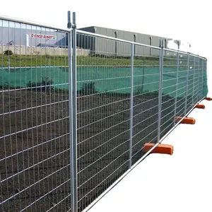 Outdoor Galvanized Australia Powder Coated Temporary Fence Canada Temporary Fence Panels For Construction Site