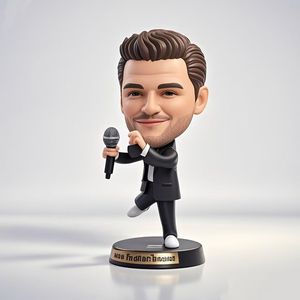 Poupée Bobblehead personnalisable, reproduisant la vraie peinture d'animaux humains, peut être utilisée pour les ornements de voiture et les animaux de bureau - Product Image 3