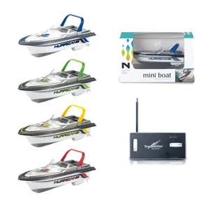 遥控船遥控工艺船模型便携式高速赛车玩具暑假儿童玩池水上快艇礼品