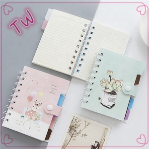 Tùy chỉnh màu sắc bền Nhật ký máy tính xách tay hình chữ U ĐÔI MÙA XUÂN xoắn ốc máy tính xách tay cho sinh viên - Product Image 3