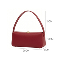 Nouveau Sac à Main Mini Bandoulière Vintage en Cuir PU Lisse Tendance pour Filles, Style Designer 2026
