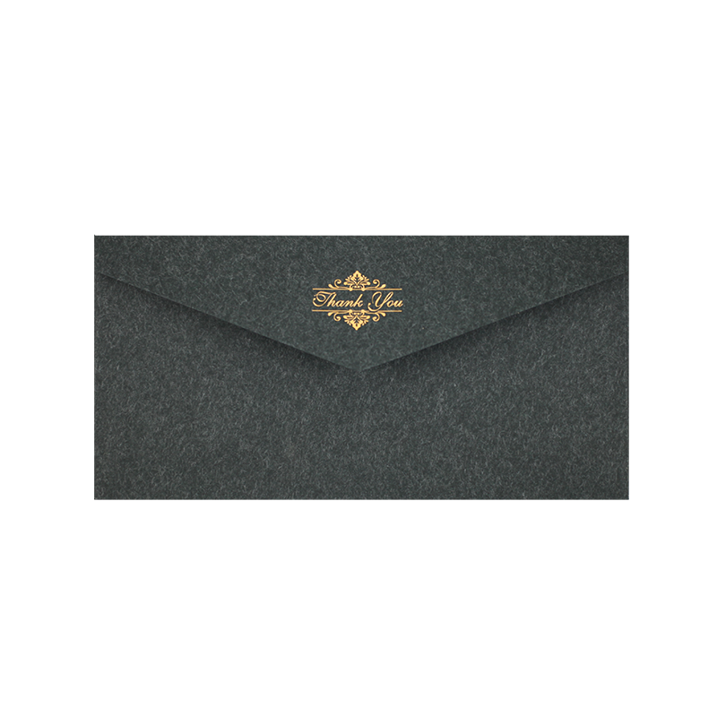 Роскошный Черный Конверт с индивидуальным дизайном и принтом логотипа