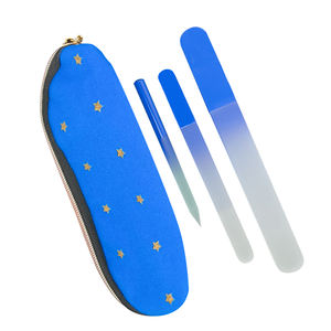 El mejor juego <span class=keywords><strong>de</strong></span> limas <span class=keywords><strong>de</strong></span> vidrio y empujador <span class=keywords><strong>de</strong></span> cutículas Premium, Lima <span class=keywords><strong>de</strong></span> <span class=keywords><strong>pie</strong></span> <span class=keywords><strong>en</strong></span> bolsa <span class=keywords><strong>de</strong></span> cosméticos Blue Star - Product Image 1