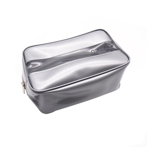 Women's Custom Waterproof <strong>Glitter</strong> Cosmetic Zipper Pouch Holographic PVC Eco-Friendly Makeup <strong>Bag</strong> with 1-3L Capacity - Product Image 3