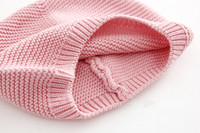 Gorro de Punto para Bebé de Invierno, Personalizado OEM ODM, 100% Algodón, con Logotipo Personalizado, Gorro de Invierno para Recién Nacido