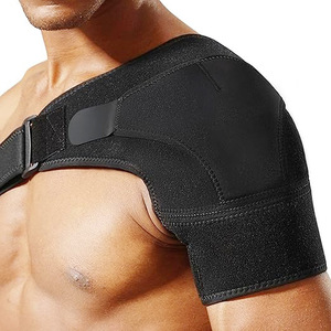 Supporto per <span class=keywords><strong>Spalla</strong></span> Regolabile con Cinghia Singola, Previene Distorsioni e Disarticolazioni, Elastico e Traspirante - Product Image 1
