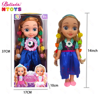 Poupée de mode Belinda de 14 pouces, bilingue anglais-espagnol, jouets éducatifs pour enfants avec musique et lumière, poupées de mode pour filles, cadeaux