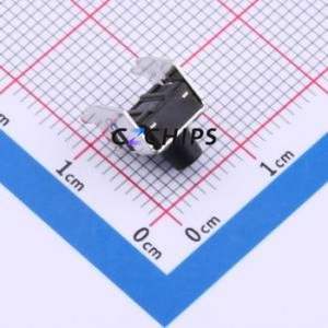 TS-1093E-A7B3-D2 Tactile Switch Through hole Component THT Switch Single Pole Single Throw Round Button 2.5N Right Angle Insert - Product Image 2