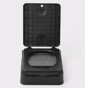 Toilette d'urgence portable pliable et rétractable pour voiture, camping, randonnée, voyage, plage, avec couvercle. - Product Image 1