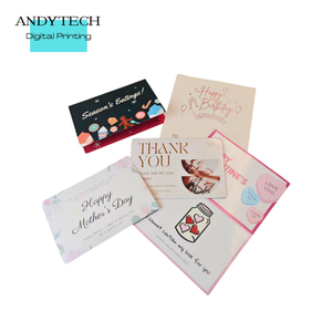 Christmas Greeting <b>Cards</b> A5 Size Personalised Christmas Wishes <b>Gift</b> <b>Card</b> Festival Advent Calendar Art Paper Film Lamination - Product Image 3