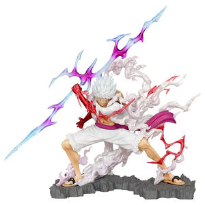 Figurine d'action <span class=keywords><strong>One</strong></span> <span class=keywords><strong>Piece</strong></span> Gear 5 Luffy Nika, statue de 28 cm, pose en clignotant, tenant la foudre, figurine en résine <span class=keywords><strong>One</strong></span> <span class=keywords><strong>Piece</strong></span>, vente en gros - Product Image 1
