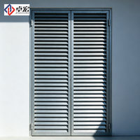Fenêtre à persiennes en acier robuste pour la dissipation de la chaleur, fenêtre de ventilation en métal pour usage industriel