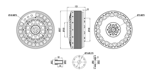 Motor de drones tripulados <span class=keywords><strong>MAD</strong></span> M90C60 EEE, sistema de propulsión ultrarresistente diseñado para drones tripulados y plataforma EVTOL de próxima generación - Product Image 6