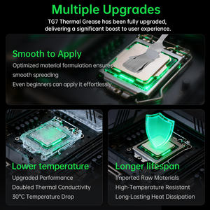 SNOWMAN ซิลิโคนระบายความร้อนสำหรับคอมพิวเตอร์เล่นเกม/แล็ปท็อป CPU GPU RAM SSD ระบายความร้อนได้ดีเยี่ยม - Product Image 6
