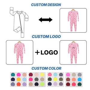 ชุดรอมเปอร์เด็กทารกทำจากใยไผ่ ยี่ห้อ Tiaose ชุดนอนแบบมีซิป ชุดจั๊มสูทเด็กทารก ชุดนอนเด็ก ผลิตจากวัสดุที่ยั่งยืน เสื้อผ้าเด็กแรกเกิด - Product Image 5