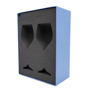 Emballage en mousse de polyuréthane découpé à l'emporte-pièce antichoc personnalisé de haute qualité pour tasses verres à vin avec logo personnalisé - Product Image 5