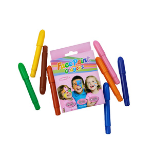 Gp Groothandel 12-kleuren Niet-Giftig Mineraal Veilig Skin Twist Face Painting Pen Wasbaar Bodypaint Crayon Stick Set Halloween - Product Image 5