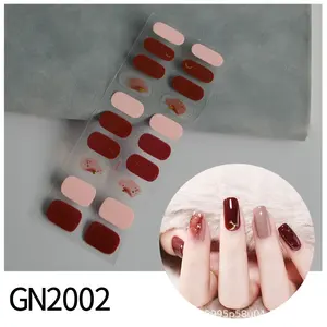 Hongjun 2023 модная Популярная оптовая продажа Корейская стильная 3D-наклейка для ногтей