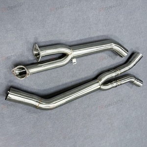 Tuyau intermédiaire droit simple de 3,5'' pour BMW M2 G87 S58B30A 3.0T en acier inoxydable 304 haute performance - Product Image 3
