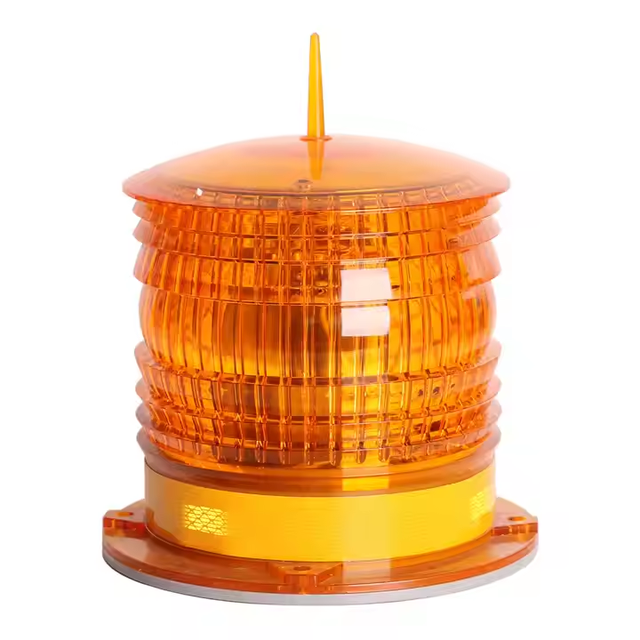 Solar powered marine lantern Led Solar Aviation Light Red Obstruction Beacons