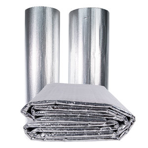 Feuille d'aluminium réfléchissante à bulles Feuille d'isolation pour <span class=keywords><strong>radiateur</strong></span> Feuilles de 5m x 60cm Matériau <span class=keywords><strong>isolant</strong></span> économe en énergie - Product Image 1