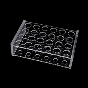 Tianlian 2 10 15ml santrifüj Test tüpü pleksiglas tutucu destek şeffaf akrilik cam Test tüpü tutucu 3 6 8 12 24 48 96 delik - Product Image 4