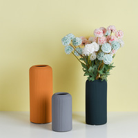 Vase en porcelaine moderne nordique, vases colorés créatifs pour fleurs, décoration de la maison, table, salon, vase en céramique