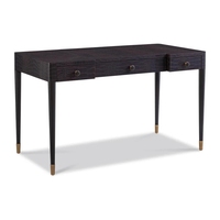 Bureau d'ordinateur en cuir gaufré style villa moderne, bureau rétro pour étudiant avec tiroirs, personnalisable