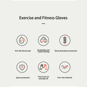 <span class=keywords><strong>Gants</strong></span> de sport pour hommes et femmes, été, demi-doigts, équipement d'entraînement, antidérapants, amortissants, allongement du poignet, <span class=keywords><strong>fitness</strong></span> - Product Image 5