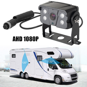 4Pin Heavy Duty xe AHD 1080p <span class=keywords><strong>Rear</strong></span> <span class=keywords><strong>View</strong></span> Backup máy ảnh đảo ngược tầm nhìn ban đêm không thấm nước kim loại trường hợp 12V 24V cho xe tải van rvs - Product Image 4