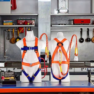 5点コンプリートダブルフックランヤードハーネス全体安全ベルト作業高さ構造安全安全 - Product Image 3
