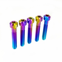 Baut Torx Flens Titanium GR5 M8*55, Sekrup Ti Berbentuk Chamfer, Pengganti untuk Dudukan Motor Sur-ron Ultra Bee