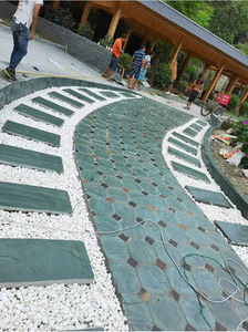 Green <strong>Slate</strong> Bluestone Cultural Stone Natural Green <strong>Slate</strong> Outdoor Garden Landscape Garden Antique Paving Stone Non-Slip - Product Image 6