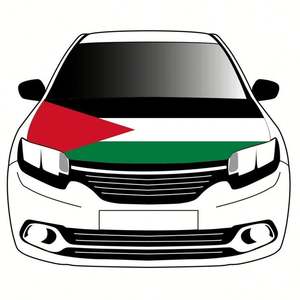 Funda para Capó de Coche con Bandera de México, Impresa Personalizada, Funda de Spandex para Capó de Coche para Eventos Deportivos y Festivales - Product Image 3